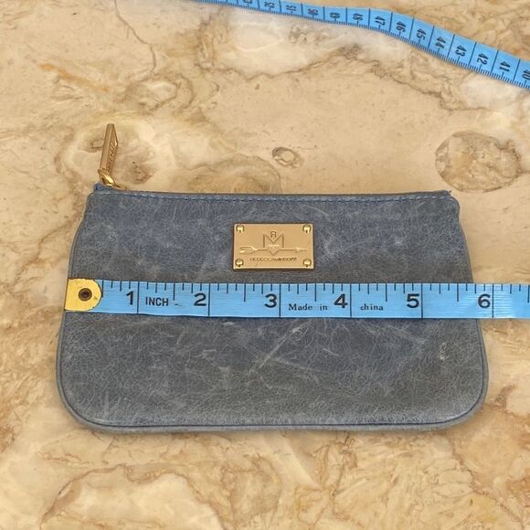 Rebecca Minkoff Cory Leather Zippered Key Chain Pouch Wallet - Picture 10 of 11